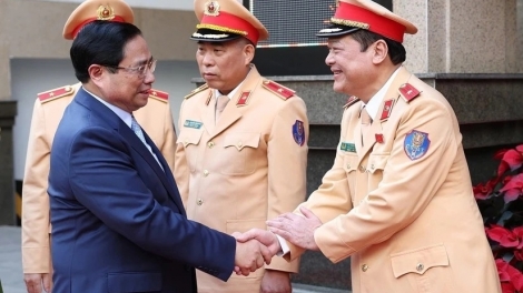 Thủ tướng Phạm Minh Chính lướt lum lêy lâng hơnh deh tết apêê Cảnh sát c’lâng p’rang, Bộ Công an