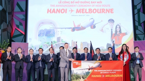 Thủ tướng Phạm Minh Chính râng rƀŭn nchră Doanh  nghiệp Việt Nam-Australia 