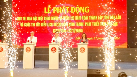 Dăk Lăk lam lơh dơ̆ tàm pơrlòng kuơmàng tơngkah 120 nam ngai crơng gơs càr