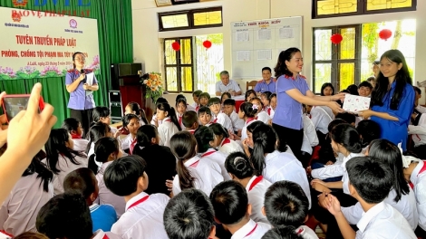 VIỆN KIỂM SÁT NHÂN DÂN CHR’HOONG ALƯỚI XAY MOON CHA GROONG MA TÚY COH TRƯỜNG HỌC