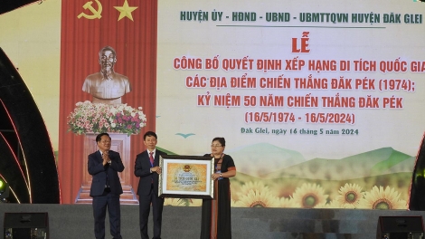 Kon Tum tơbăt 50 sơnăm tơblăh jơnei Đăk Pék