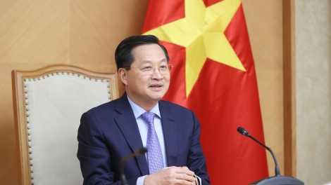 Groi Thủ tướng Lê Minh Khái kuăl điện tâm nchră ma Kruanh n’gâng kan tơm prăk Hoa Kỳ Janet Yellen