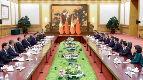 Khua knŭk kna Phạm Minh Chính blŭ hrăm hŏng Khua gĭt gai China Tập Cận Bình 