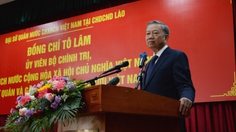 Khua mir sir dêh čar ta ơi Tô Lâm bưp mơnuih dêh čar Việt Nam ƀơi dêh čar Lao 