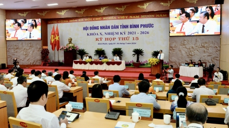 Kơdră chĕp pơgơ̆r Kuô̆k hô̆i Trần Thanh Mẫn vang năm Hop akŏm Jơnŭm vei lăng kon pơlei dêh char Bình Phước