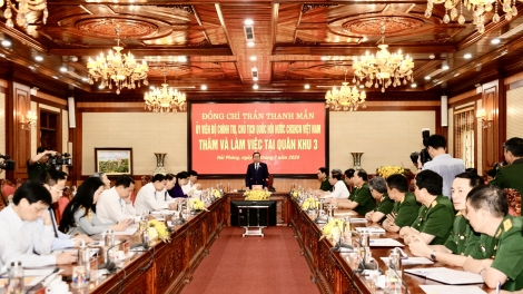 Kơdră chĕp pơgơ̆r Kuô̆k hô̆i Trần Thanh Mẫn năm ngôi păng bơ̆ jang hăm Quân khu 3