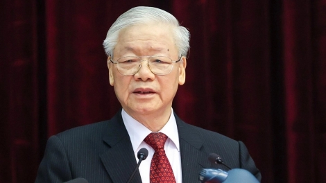 Hơnăn Khul pơgơ̆r pơdong Tổng Bí thư Nguyễn Phú Trọng