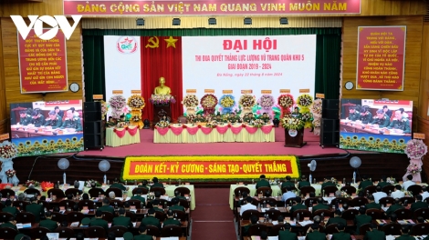 ĐẠI HỘI THI ĐUA QUYẾT THẮNG ÂNG LỰC LƯỢNG VŨ TRANG QUÂN KHU 5