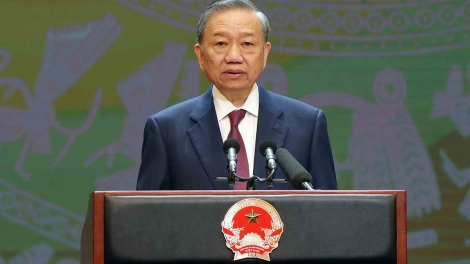 Tổng Bí thư, Kruanh dak Tô Lâm leo bôk nău pah kan kahgĭt 7 năm Quốc khánh 2/9.