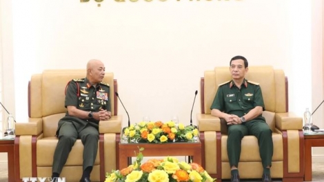 Đại tướng Phan Văn Giang wơt Tư lệnh mpôl tahen Malaysia