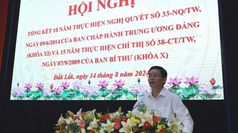 Khu pơkuâ hnê ngăn cheăng Đảng kong pơlê Dak Lak mơgêi 10 hơnăm pêi pro Pơkâ kơxô̆ 33 dêi Khu xiâm pơkuâ Đảng hneăng má XI