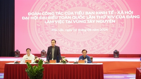 Mpôl pah kan bah Tiểu ban wăng sa rêh jêng kon nuĭh Đại hội đại biểu lam dak tâl XIV bah Đảng pah kan đah ăp n’gor nkual Tây Nguyên