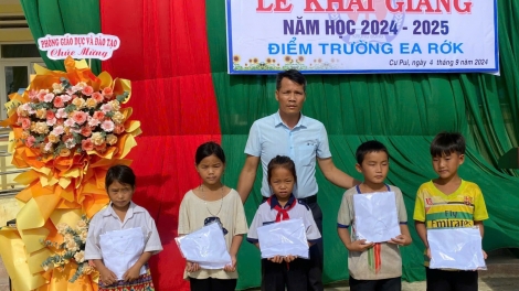 Nar khai giảng năm nti mhe bah kon se nti nkual jru ngai n’gor Dak Lak