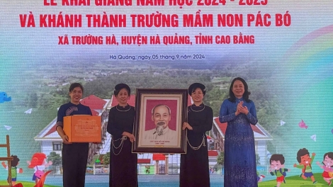 Phŏ Kơdră teh đak bơ̆n Võ Thị Ánh Xuân năm akŏm lêh pơtơm sơnăm hŏk tơ̆ Cao Bằng 