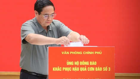 Thủ tướng bal mờ Cơldŭ lơh broă Cíñ phủ tă pơgồp, dong kờl làng bol bơsong jơnau gơ lời wơl bơh càl rbut dờng sồ 03