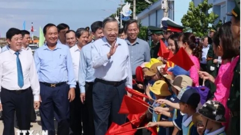 Khua git gai Ping gah, Khua mir sir dêh čar ta ơi Tô Lâm čuă, mă bruă ƀơi tơring glông Cồn Cỏ, tơring čar Quảng trị 