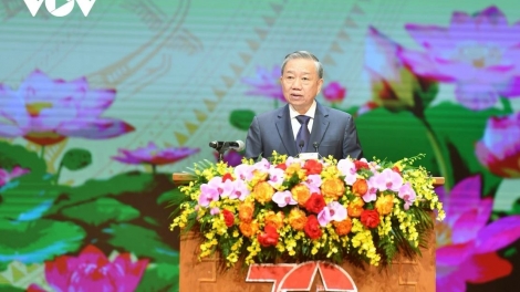 Khua gĭt gai Tô Lâm blŭ hrăm hlăm knăm bi hdơr 70 thŭn hruê ƀuôn prŏng phŭn mâo klei êngiê 