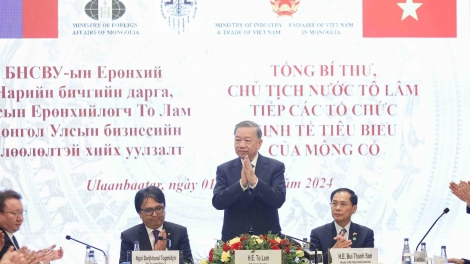 Tổng Bí thư, Kruanh dak Tô Lâm wơt ăp rmôt kan wăng sa ntoh lư bah Mông Cổ 