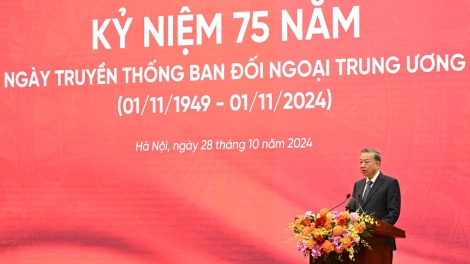 Khua gĭt gai Đảng Tô Lâm nao hlăm knăm bi hdơr 75 thŭn hruê Knhuah gru êpul bruă hŏng tač êngao gưl dlông 