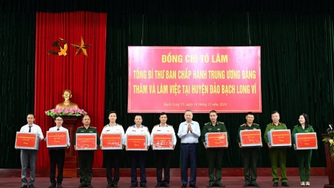 Kăn xiâm pơkuâ hnê ngăn Đảng lăm pôu pêi cheăng a tơring chuăn Bạch Long Vĩ, Hải Phòng