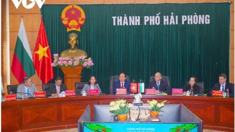 Tổng thống Bulgaria khâl, pah kan đah kruanh nkual ƀon têh Hải Phòng