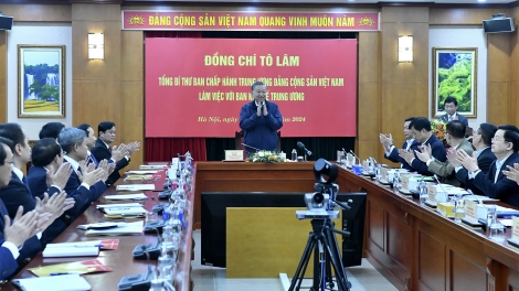 Khua gĭt gai Đảng Tô Lâm mă bruă hŏng Dhar bruă Duh mkra gưl dlông 