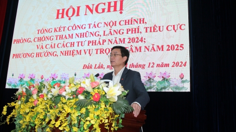 Dak Lak n’glôch jêh trong kan nội chính, njrăng n’gang sa khâm n’hanh nkra rgâl tư pháp 