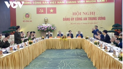 Khua git gai ping gah ơi Tô Lâm nao jơnum hrŏm Khua mua ping gah anom bruă kông an dêh čar thun 2024