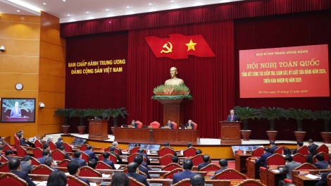 Tổng Ƀí thư ồng Tô Lâm đơng lam pơrjum gùt lơgar bè broă lơh sền sơwì, jat sền, lơh glài bơh Đảng dê  