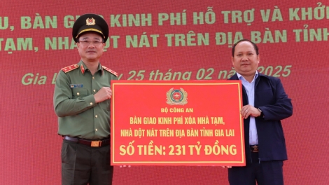 Bộ Công an kơl an n’gor Gia Lai 231 rmen prăk, nsum ti rơih ntlơi jay truh sat, nkưp nde