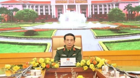 Đại tướng Phan Văn Giang kuăl điện tâm nchră ma Kruanh N’gâng kan neh dak Mỹ