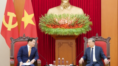 Khua git gai Ping gah ơi Tô Lâm tŭ jum Khua grup bơwih ƀong SK Hàn Quốc