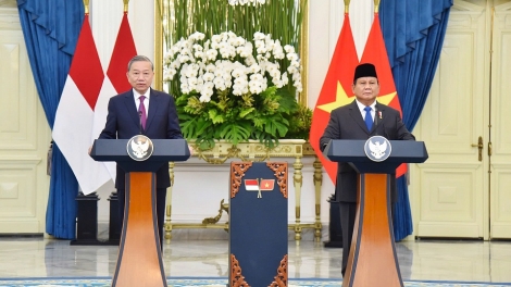 Mơdêk tơrŭm cheăng pơla Việt Nam - Indonesia tâk chiâng Tơrŭm cheăng tung tŭm tơdroăng cheăng