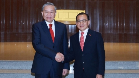 Pôa Tô Lâm, Kăn xiâm pơkuâ hnê ngăn cheăng Đảng tơpui tơno ƀă Kăn xiâm hnê ngăn Kuô̆k hô̆i Singapore 