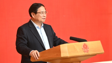 THỦ TƯỚNG PHẠM MINH CHÍNH K’ĐHƠỢNG XAY PR’HỌP G’LUH 4 TIỂU BAN KINH TẾ XÃ HỘI ĐẠI HỘI XIV ÂNG ĐẢNG