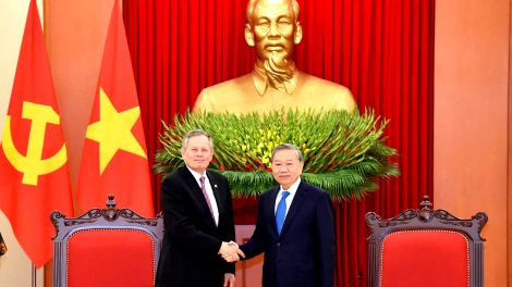Tổng Bí thư Tô Lâm sơng Thượng Ngĭ si Hoa Kỳ Steven David Daines 