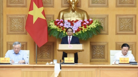 Thủ tướng ồng Phạm Minh Chính ai lơh jăt broă rơndăp lơh rơndăp tăp sèng mpồl lơh broă sră nggal mờ broă tơrlòng lơh gơnoar atbồ bàr kấp