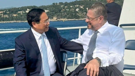 Thủ tướng Phạm Minh Chính tơƀơ̆p Kơdră tơm teh đak Costa Rica      