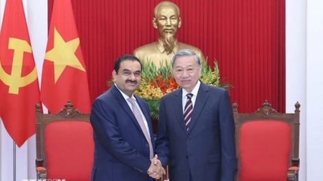 Khua gĭt gai Đảng Tô Lâm drông khua Êpul grŭp Adani, India 