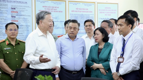 Khua gĭt gai Đảng Tô Lâm nao ksiêm dlăng hdră mă bruă knŭk kna dua gưl ti Hà Nội 