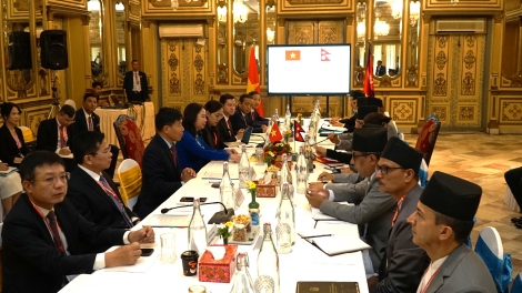 Groi Kruanh dak Võ Thị Ánh Xuân tâm nchră đah groi Tổng thống Nepal.