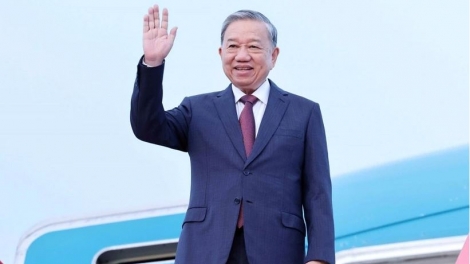 Tổng Bí thư Tô Lâm tât Bình Nhưỡng ntơm hăn khâl gưl Ngih dak CHDCND Triều Tiên