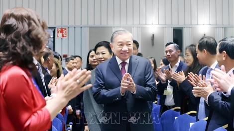 Tổng Bí thư Tô Lâm mâp mpôl nuĭh Việt ta Bắc Âu