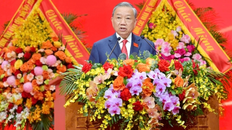 Tổng Bí thư Tô Lâm râng n’hanh rđău đă Đại hội Đảng bộ Chính phủ lor bôk năp