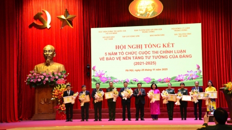 Mơgêi 5 hơnăm tơkŭm po hneăng tơ’noăng tơpui tơdroăng chêh ‘na rak vế troăng hơlâ tuăn mơno dêi Đảng (2021-2025)