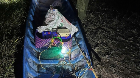 ដុងថាបប្តេជ្ញាបង្ក្រាបស្ថានភាពនេសាទត្រីដោយការប្រើឧបករណ៍ឆក់នៅវាល ចំការម្នាស់