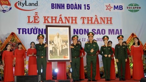 Binh đoàn 15 nsum ty mât chăm ntĭm nti mầm non tâm Tây Nguyên