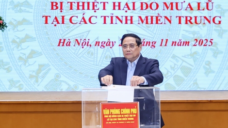 Thủ tướng Phạm Minh Chính rgum ăp mpôl kan nsum ti ntop kơl miền Trung – Tây Nguyên