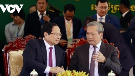 THỦ TƯỚNG VIỆT NAM LÂNG THỦ TƯỚNG CAMPUCHIA PÂH BHIỆC BHAN PA LƯIH BƠR CỬA KHẨU BHA LANG K’TIÊC TÂN NAM - MEUN CHEY