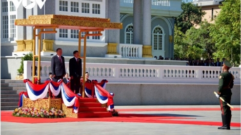 Tổng Bí thư, Kơdră chĕp pơgơ̆r teh đak Lào pơm tơm pơm lêh sơng Tổng Bí thư Tô Lâm